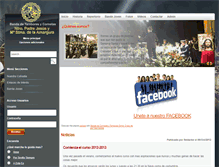 Tablet Screenshot of bandanuestropadrejesus.com